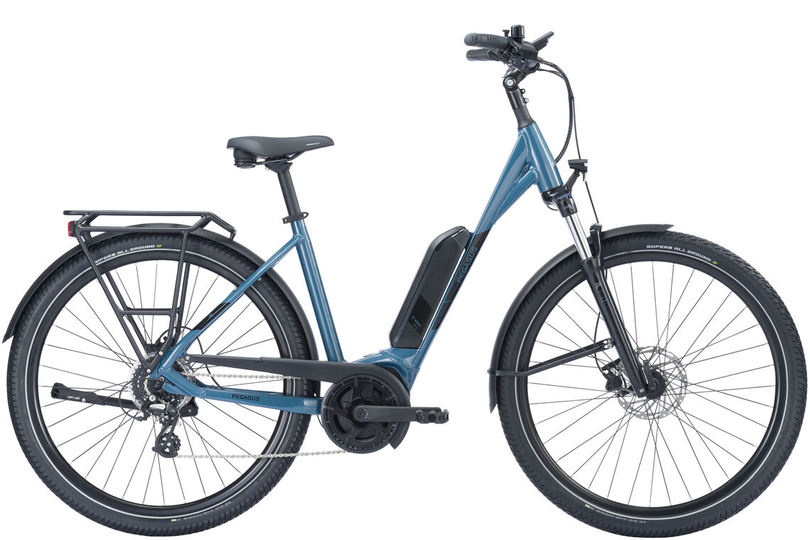 Pegasus Solero E8 Sport Performance blau | 545WH | E-Bike Damen Trekking | 2024 | Kettenschaltung