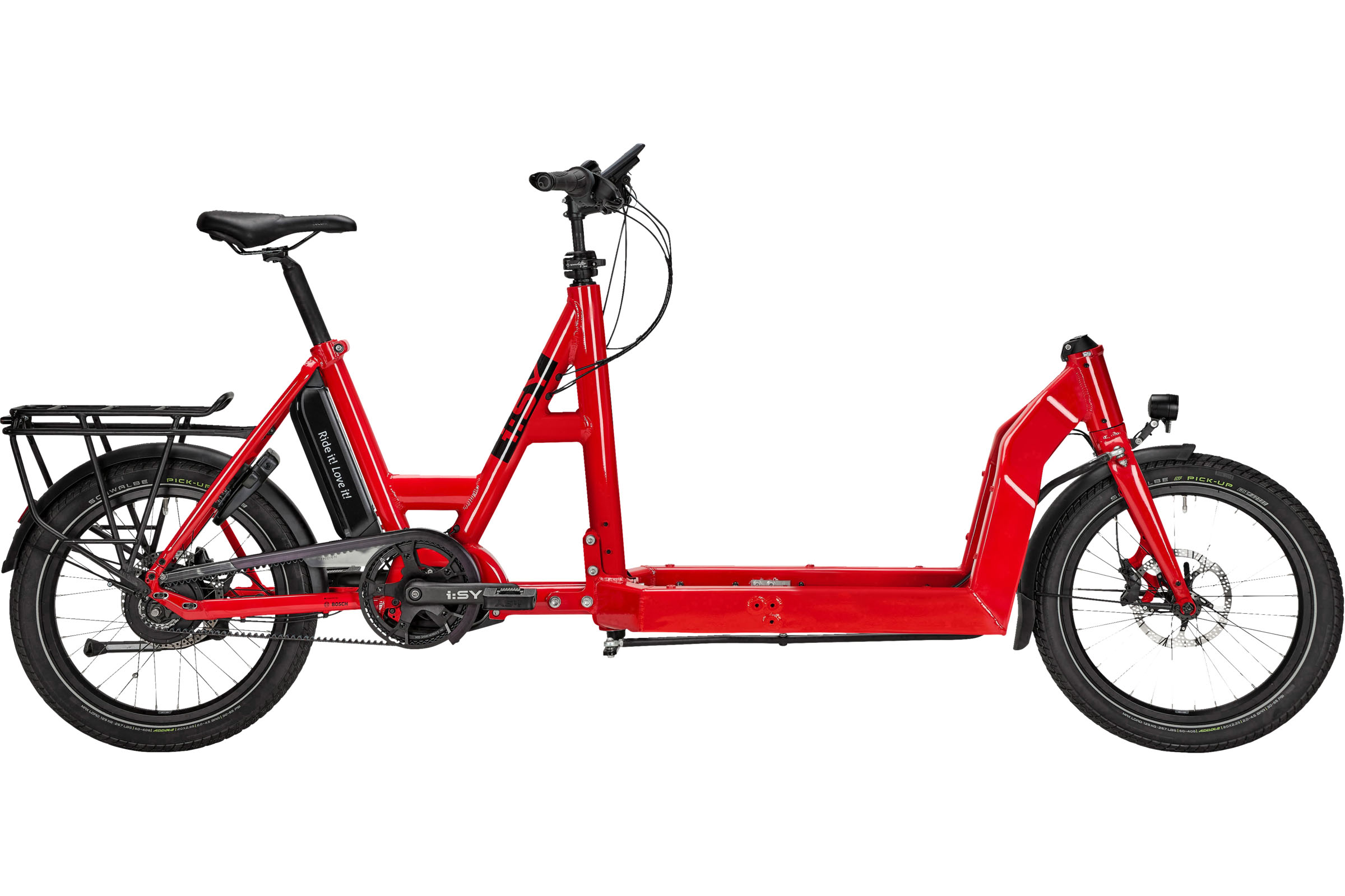 i:SY Cargo N3.8 ZR Maxi rot | 545WH | E-Lastenrad | 2023 | Enviolo