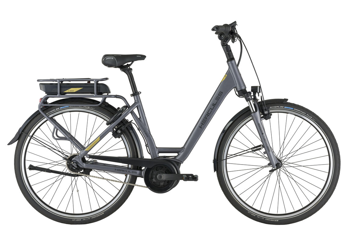 Hercules E-Imperial 180 S R5 anthrazit | 500WH | E-Bike Damen Trekking | 2023 | Rücktritt-Nabe