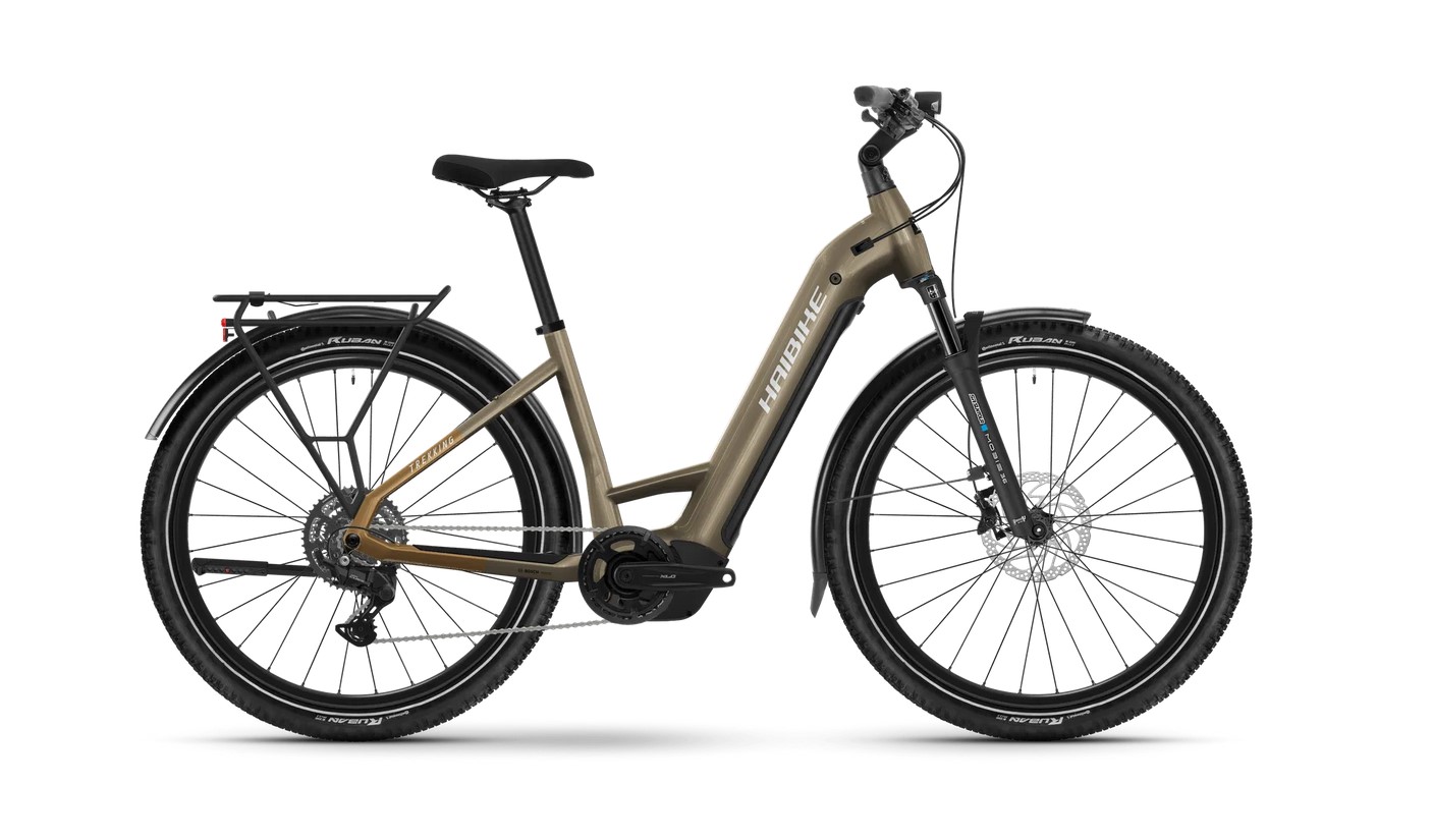 Haibike Trekking 6.5 beige | 600WH | E-Bike Damen Trekking | 2025 | Kettenschaltung