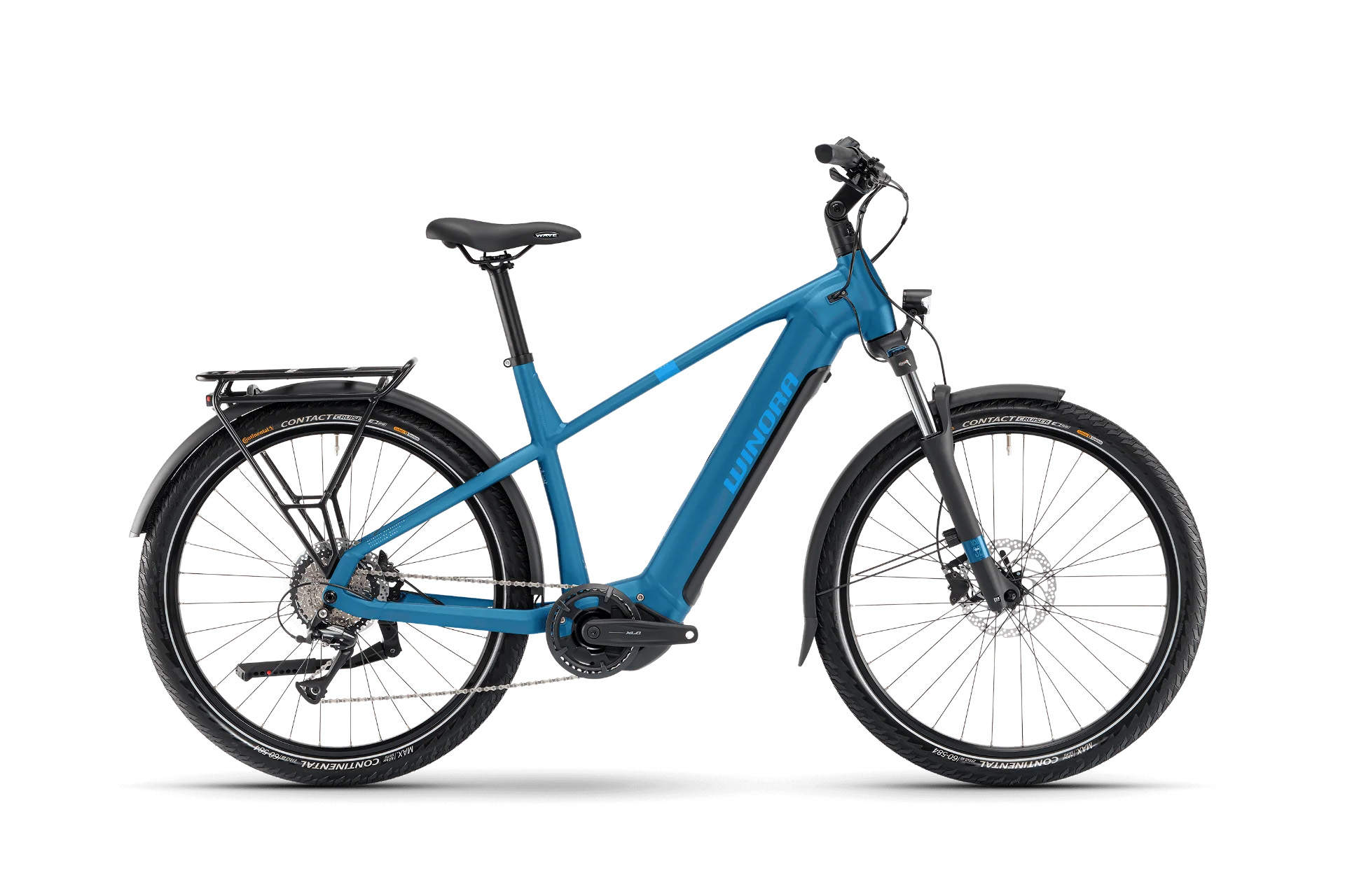 Winora Yucatan X8 blau | 720WH | E-Bike Herren Trekking | 2024 | Kettenschaltung