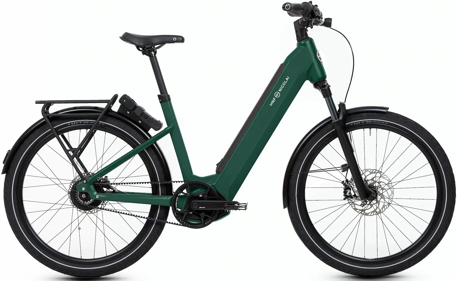 HNF Nicolai UD4 All-Terrain Rohloff grün | 625WH | E-Bike Damen Trekking | 2024 | Rohloff