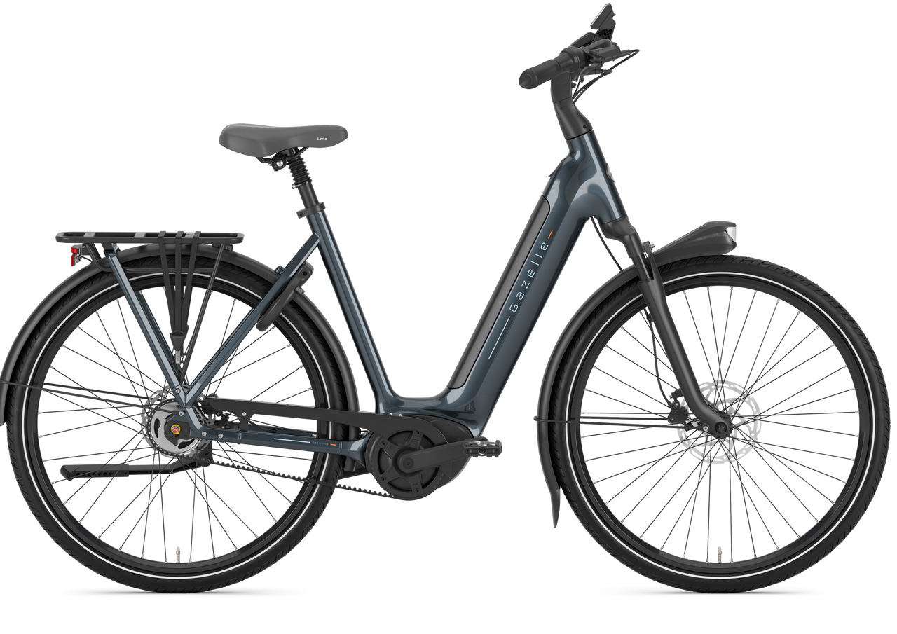 Gazelle Grenoble C5 HMB Smart anthrazit | 600WH | E-Bike Damen City | 2025 | Freilauf-Nabe