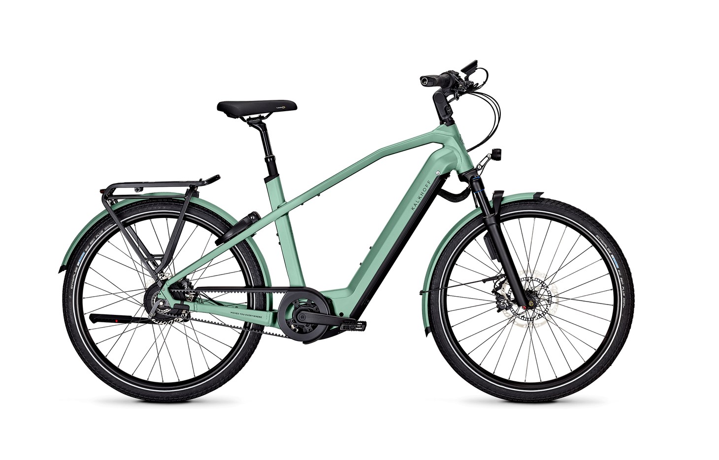 Kalkhoff IMAGE 7.B EXCITE+ ABS grün | 750WH | E-Bike Herren Trekking | 2024 | Enviolo