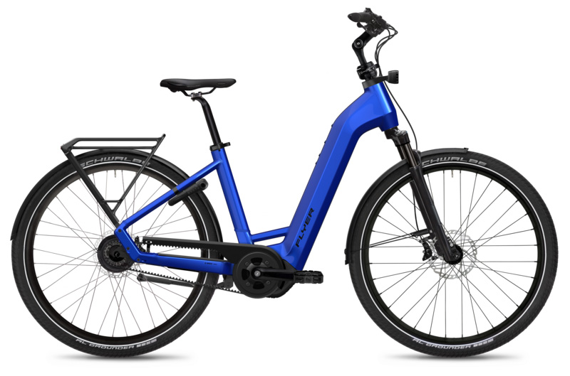 Flyer Gotour 5.43 blau | 750WH | E-Bike Damen Trekking | 2024 | Freilauf-Nabe