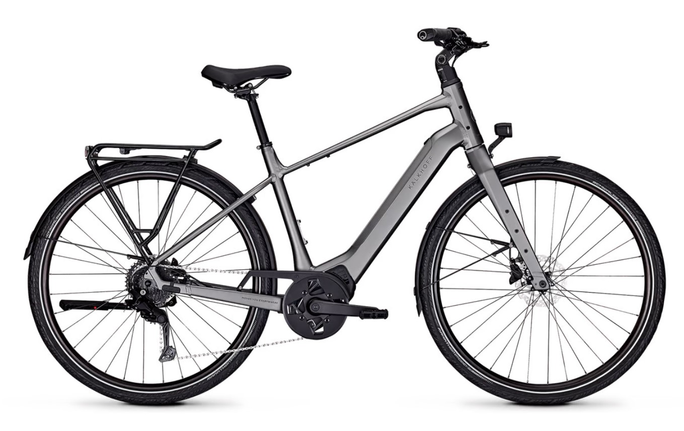 Kalkhoff ENDEAVOUR L MOVE grau | 400WH | E-Bike Herren Trekking | 2024 | Kettenschaltung