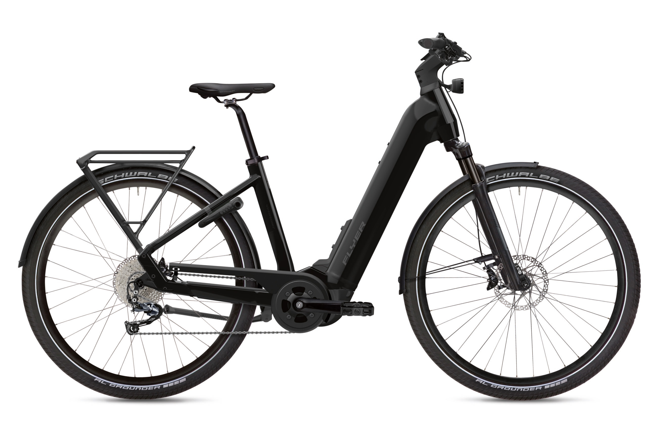 Flyer Upstreet 5.10 schwarz | 630WH | E-Bike Damen Trekking | 2023 | Kettenschaltung