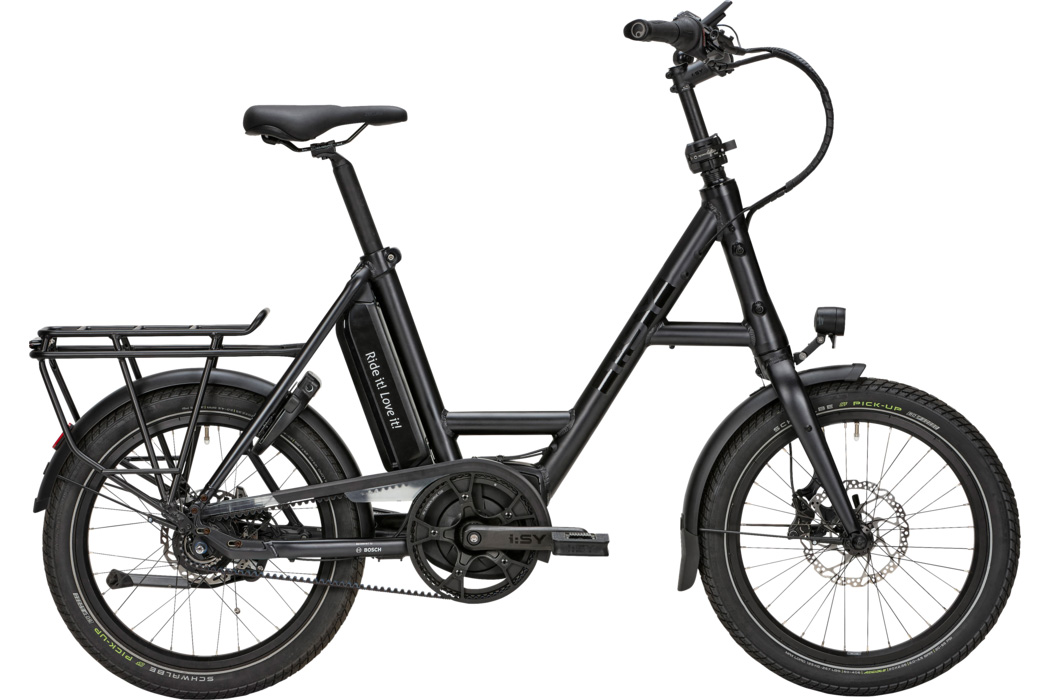 i:SY S8 ZR RT schwarz | 545WH | E-Bike Kompakt | 2024 | Rücktritt-Nabe