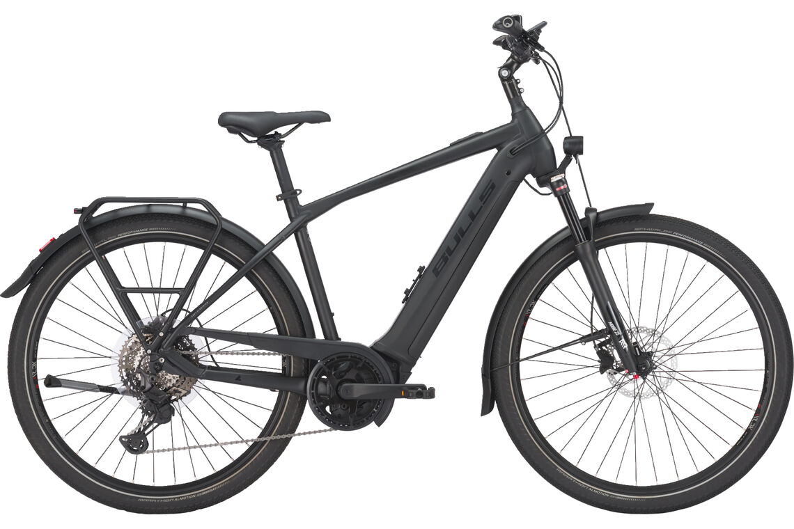 Bulls Cross Lite EVO 2 schwarz | 750WH | E-Bike Herren Trekking | 2024 | Kettenschaltung