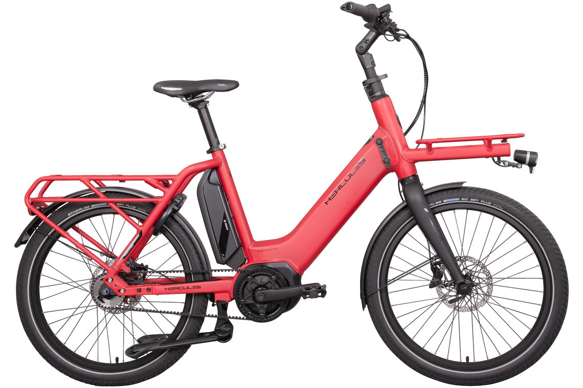 Hercules Rob Cargo F5 rot | 500WH | E-Lastenrad | 2023 | Freilauf-Nabe