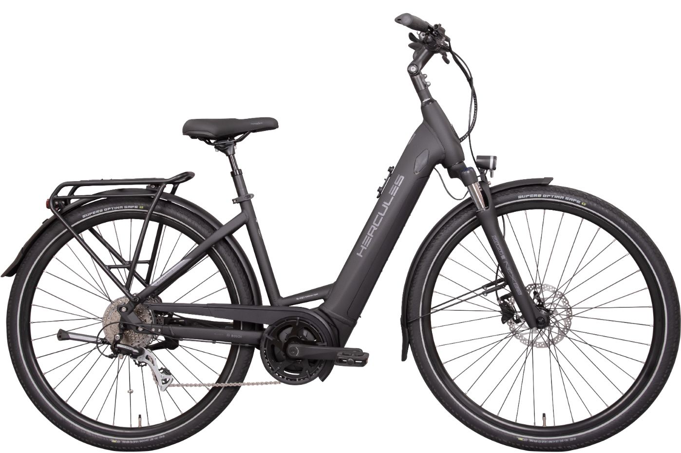 Hercules Futura Sport I-8 schwarz | 500WH | E-Bike Damen Trekking | 2023 | Kettenschaltung