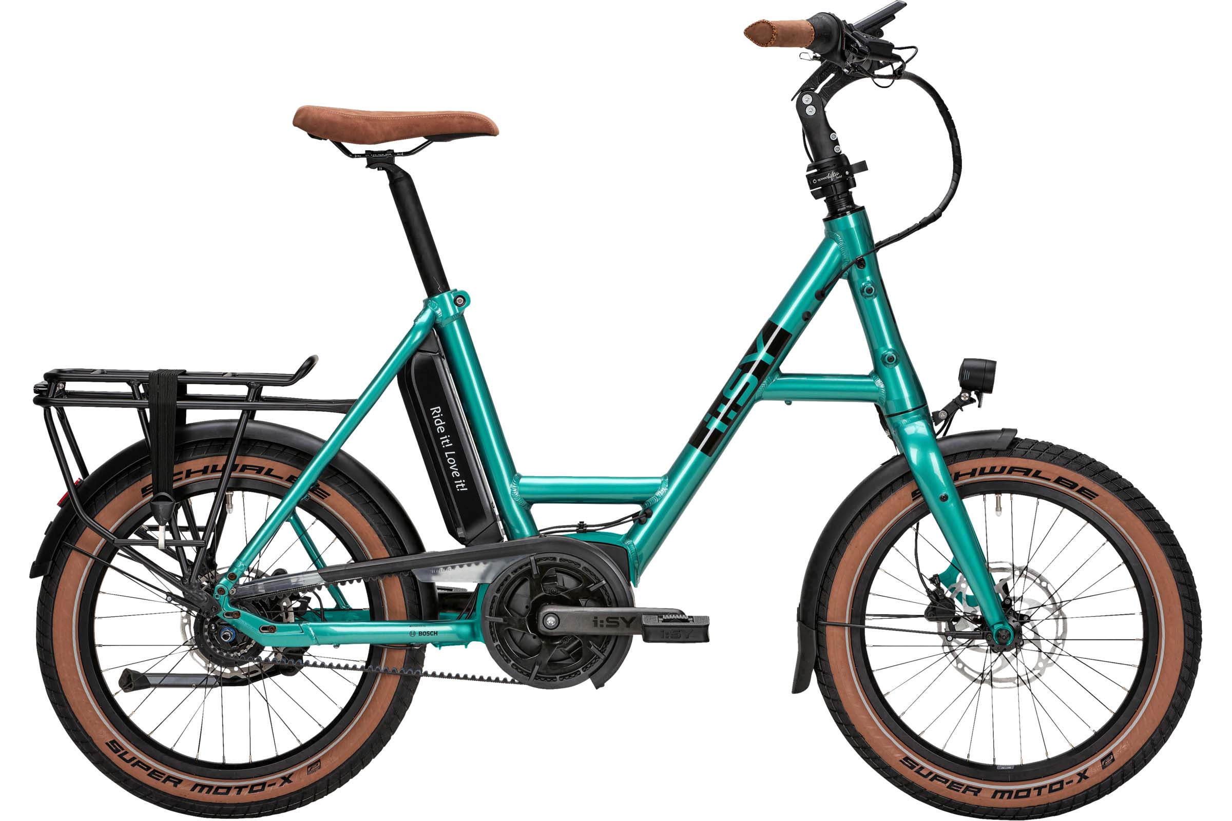 i:SY S8 ZR F B grün | 545WH | E-Bike Kompakt | 2024 | Freilauf-Nabe