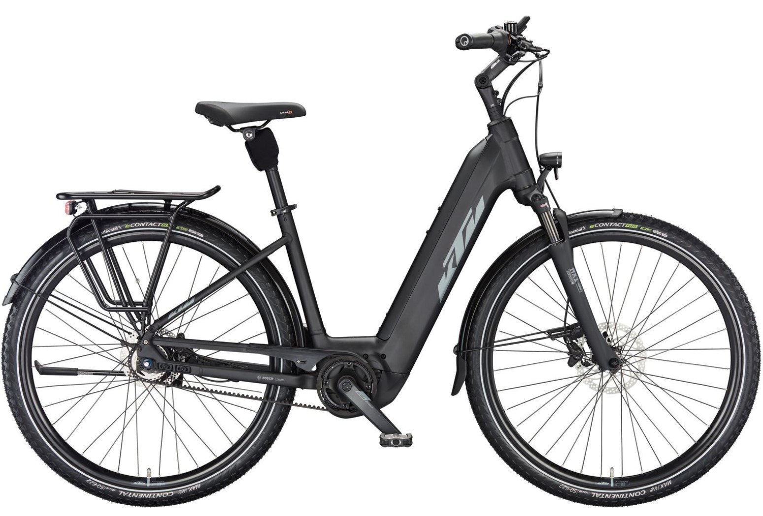 KTM MACINA CITY 610 belt schwarz | 625WH | E-Bike Damen Trekking | 2024 | Freilauf-Nabe