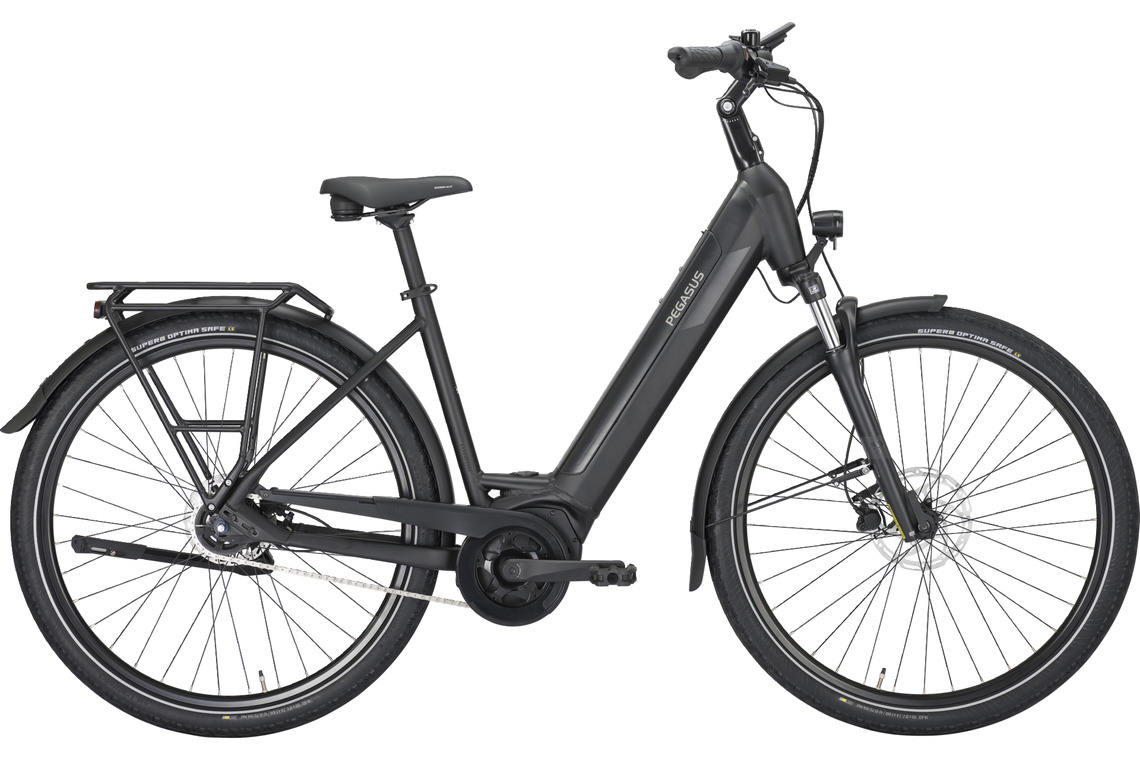 Pegasus SOLERO EVO 5R schwarz | 750WH | E-Bike Damen Trekking | 2024 | Rücktritt-Nabe