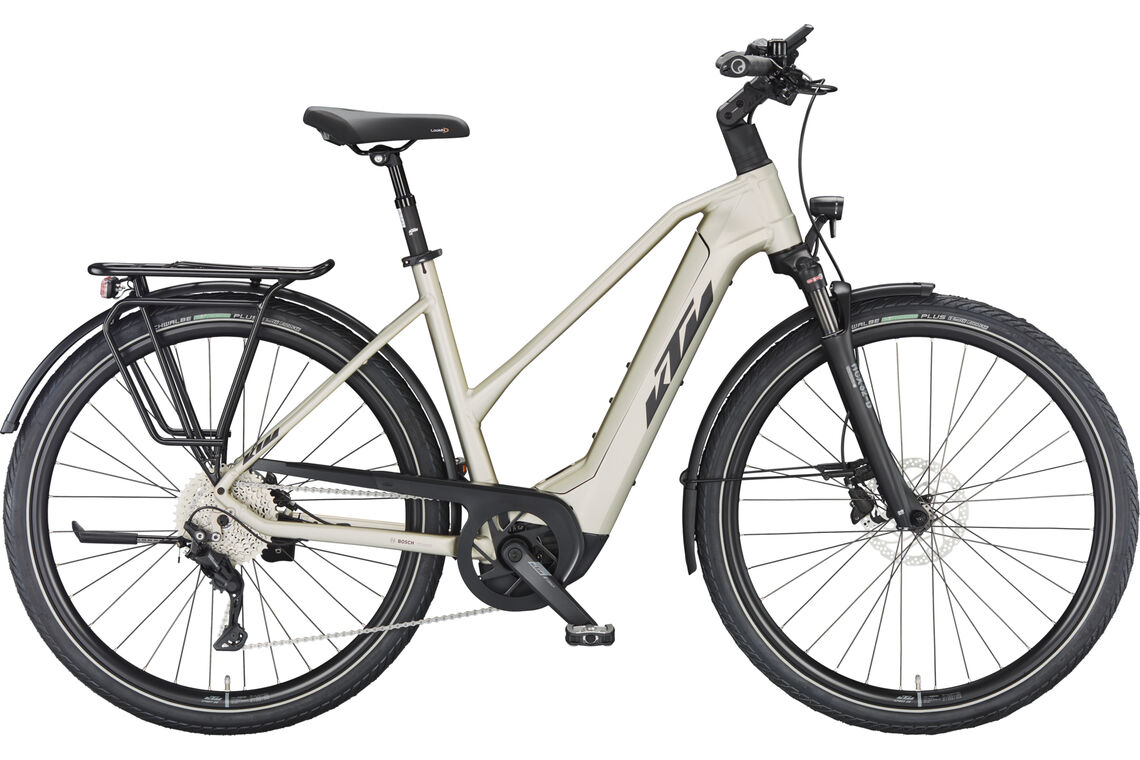 KTM MACINA STYLE 740 creme | 750WH | E-Bike Damen Trekking | 2024 | Kettenschaltung