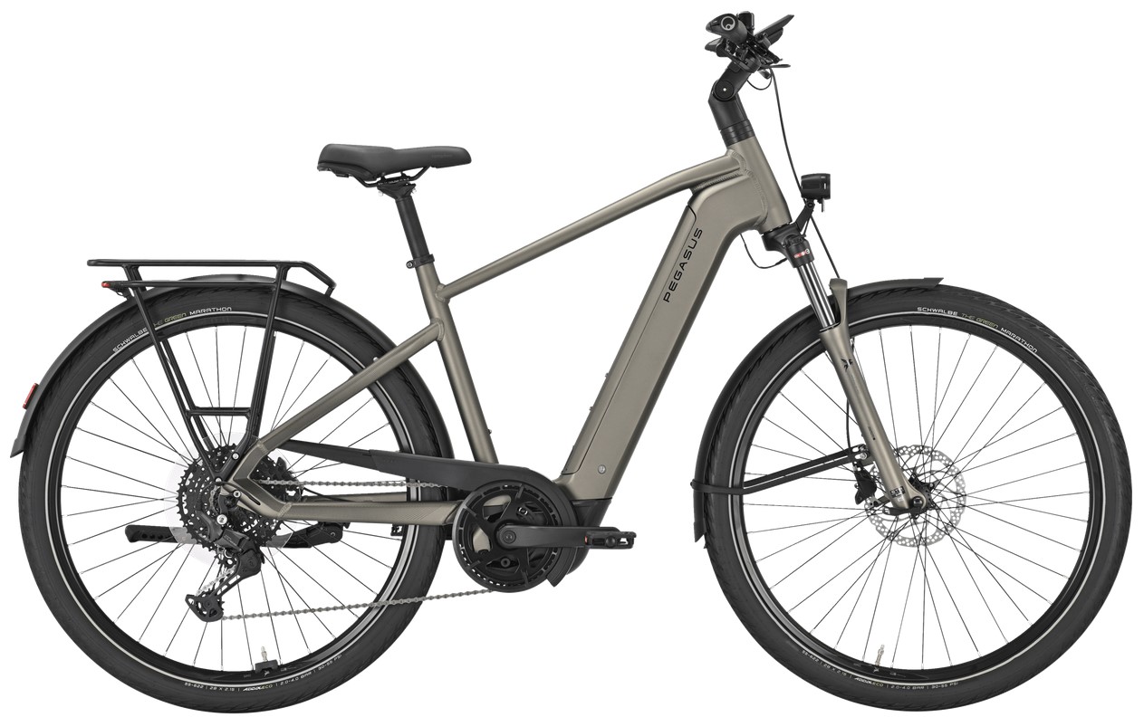 Pegasus PREMIO EVO 10 Lite grau | 800WH | E-Bike Herren Trekking | 2025 | Kettenschaltung