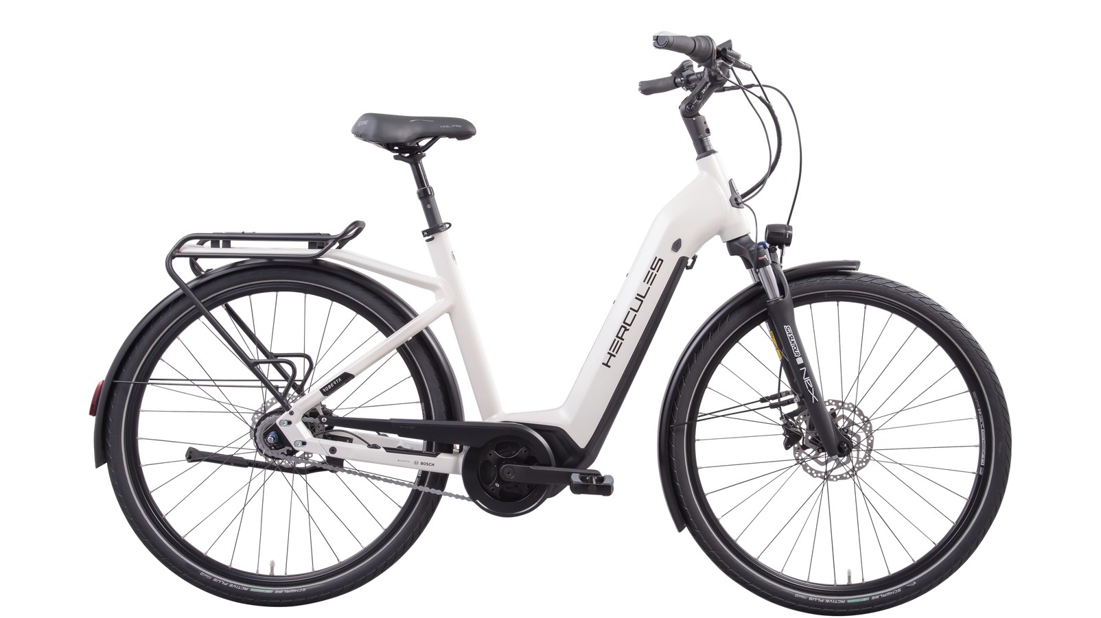 Hercules Roberta Deluxe I-R8 weiß | 625WH | E-Bike Damen City | 2023 | Rücktritt-Nabe