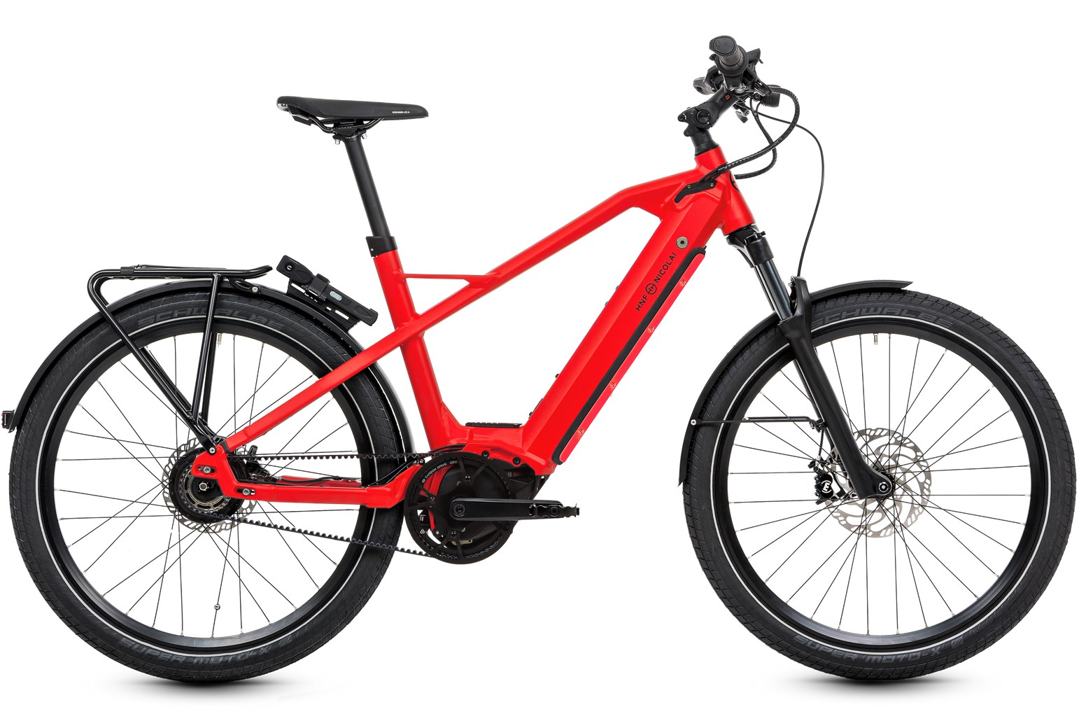 HNF Nicolai XD3 All-Terrain Pro rot | 625WH | E-Bike Herren Trekking | 2024 | Enviolo