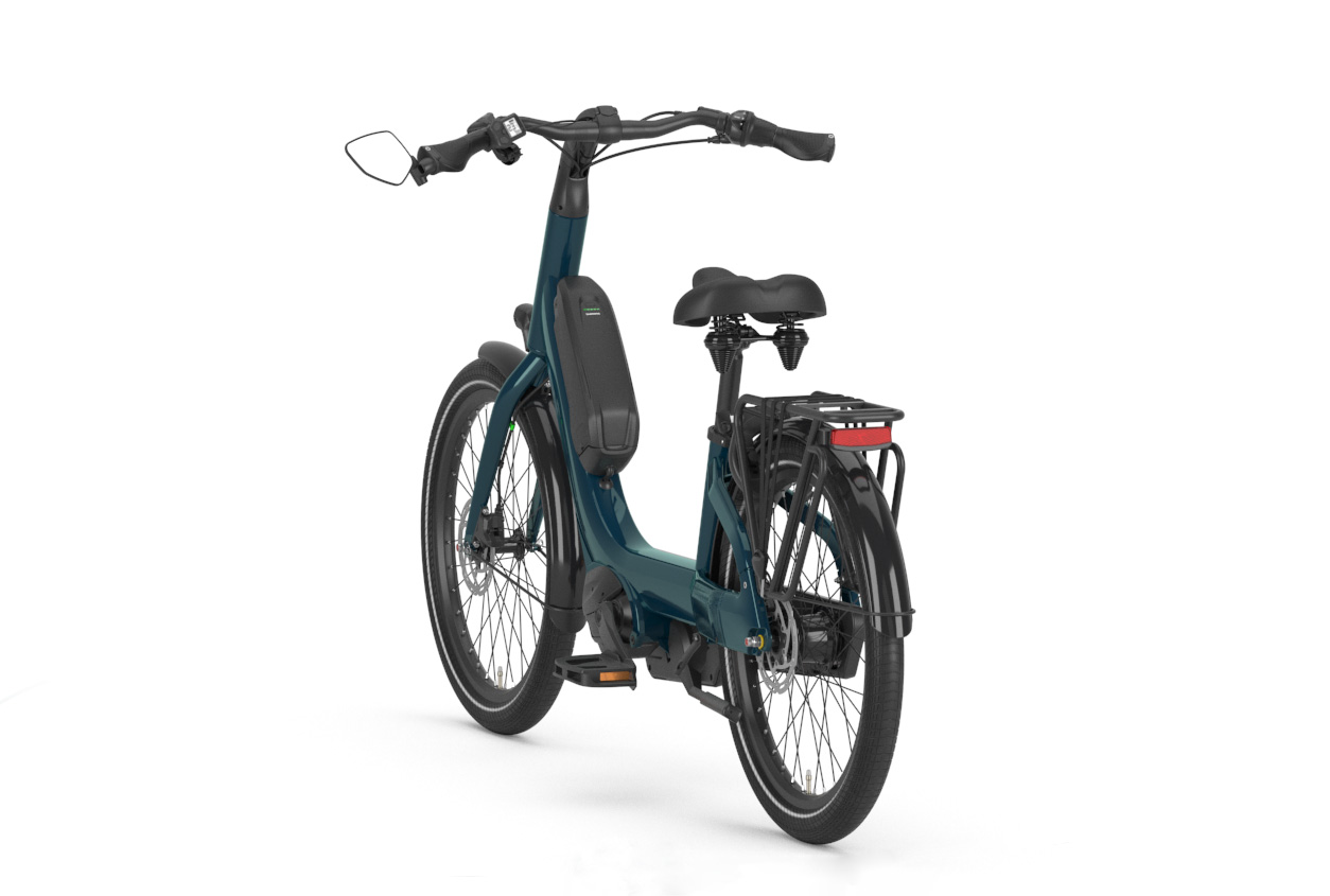 Gazelle Easyflow C7 grün | 630WH | E-Bike Damen City | 2025 | Freilauf-Nabe