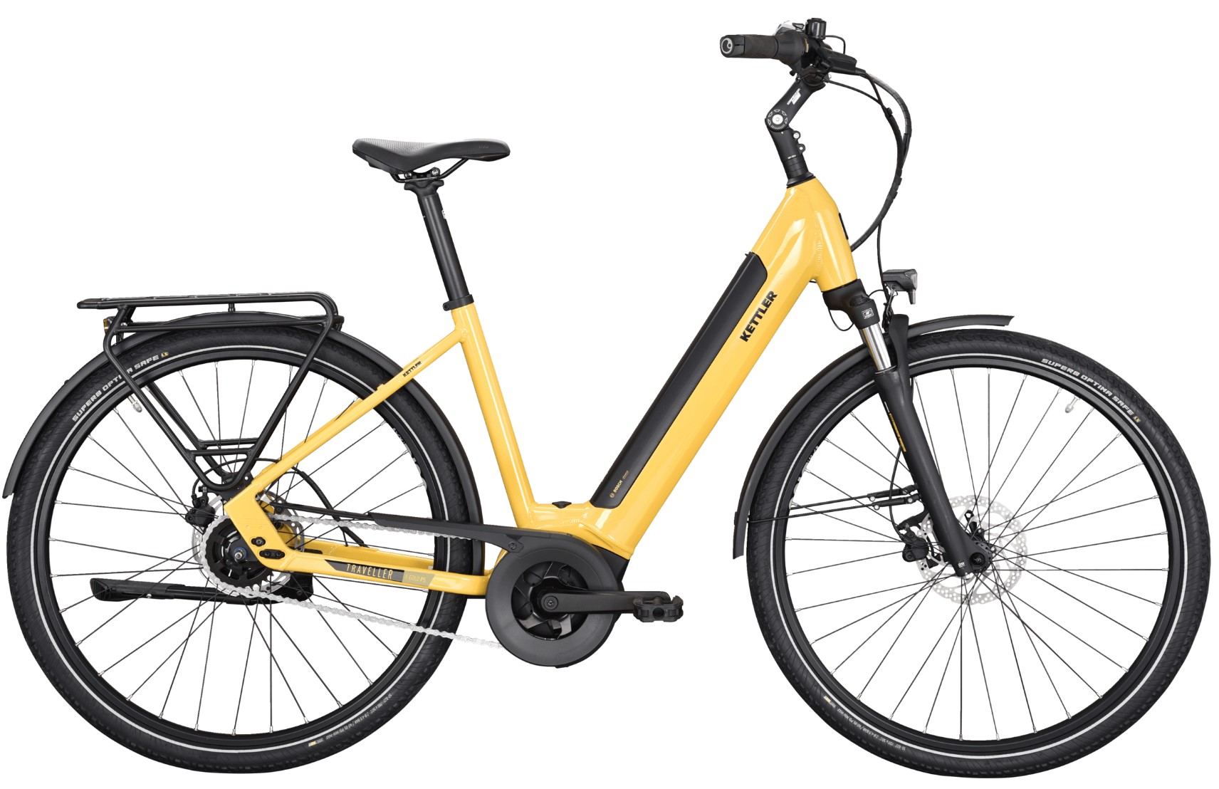 Kettler E-TRAVELLER GOLD P5 RT gelb | 500WH | E-Bike Damen City | 2024 | Rücktritt-Nabe