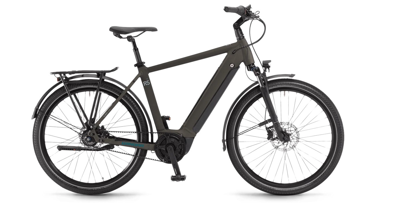 Winora Sinus R5f braun | 625WH | E-Bike Herren City | 2024 | Freilauf-Nabe