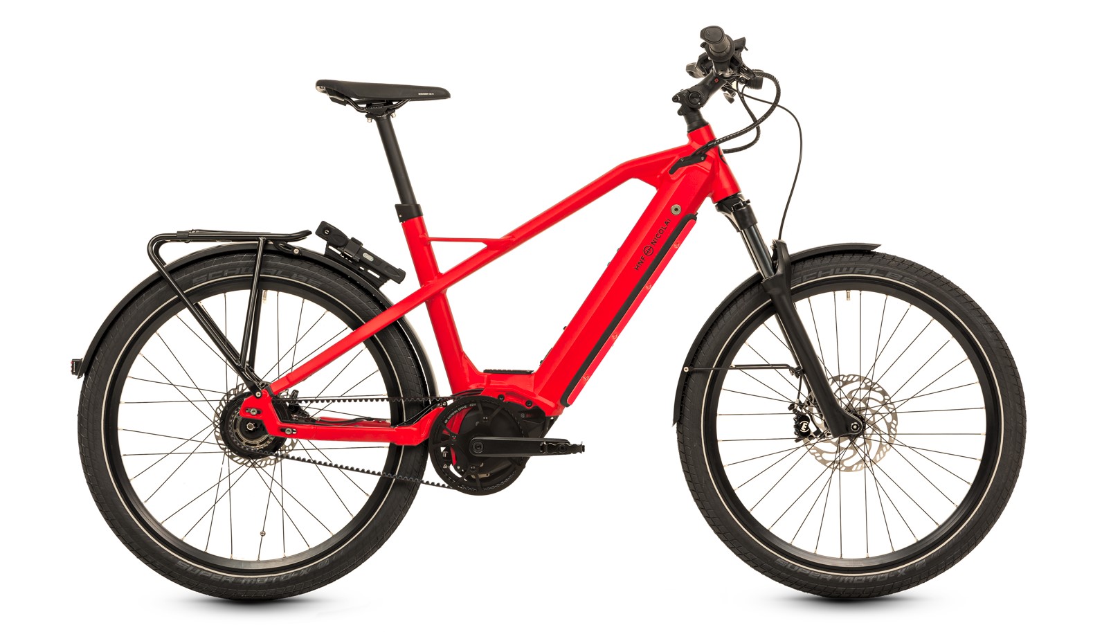 HNF Nicolai XD3 All-Terrain rot | 625WH | E-Bike Herren Trekking | 2023 | Enviolo