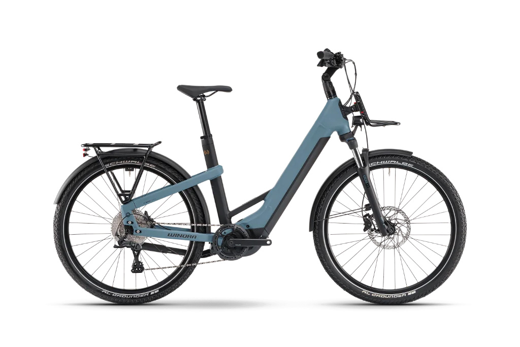 Winora Yakun X10 blau | 750WH | E-Bike Damen Trekking | 2024 | Kettenschaltung