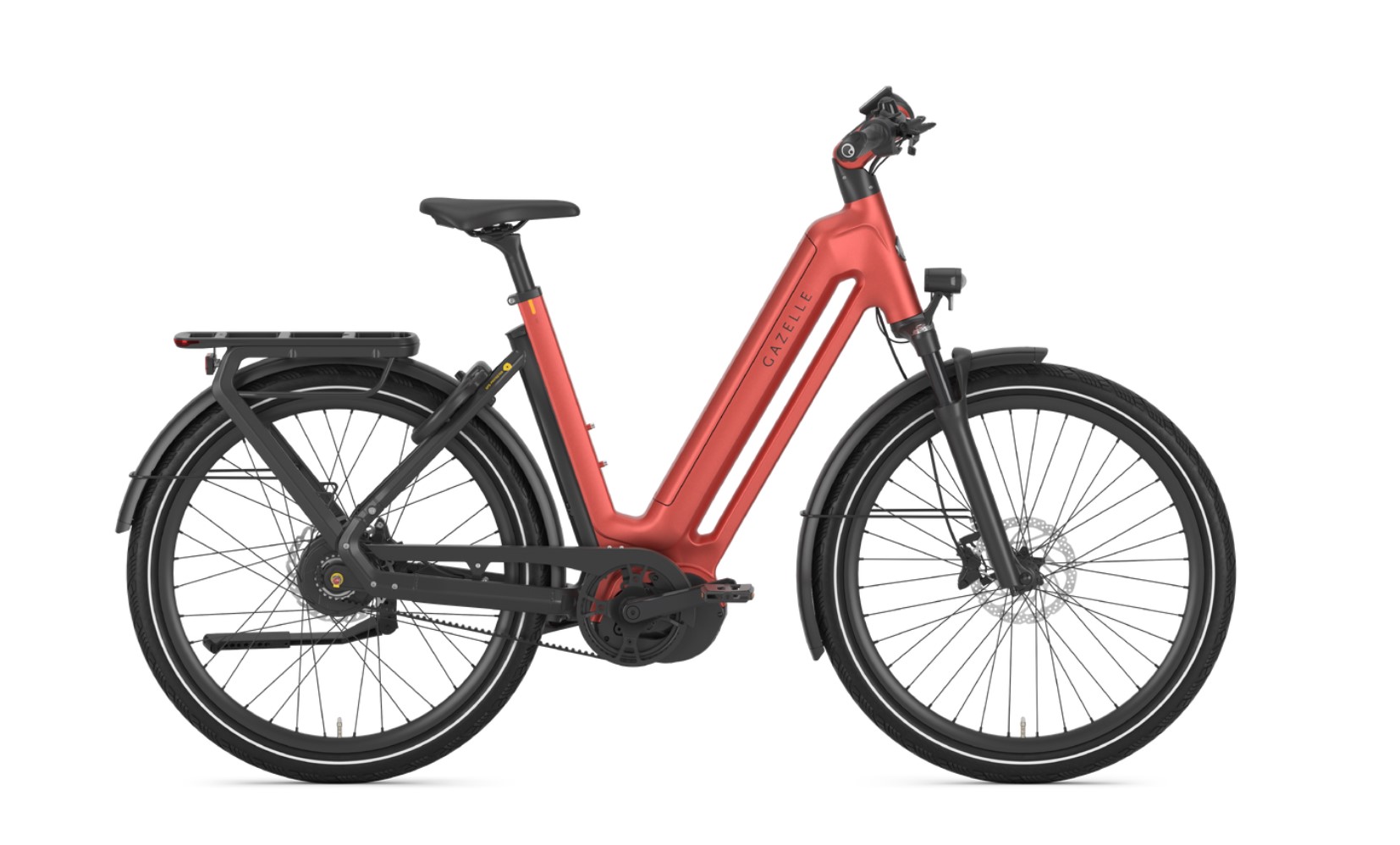 Gazelle Eclipse C380 HMB orange | 750WH | E-Bike Damen Trekking | 2025 | Enviolo