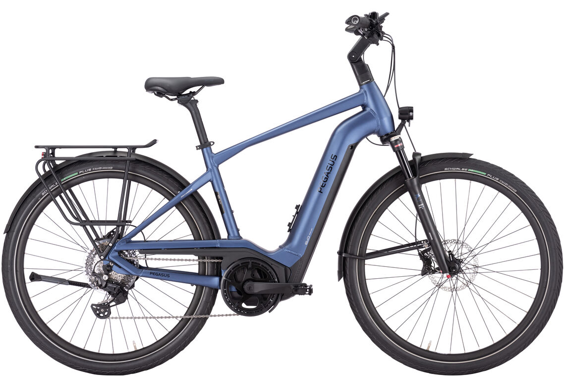 Pegasus Strong Evo 10 Lite blau | 500WH | E-Bike Herren Trekking | 2024 | Kettenschaltung