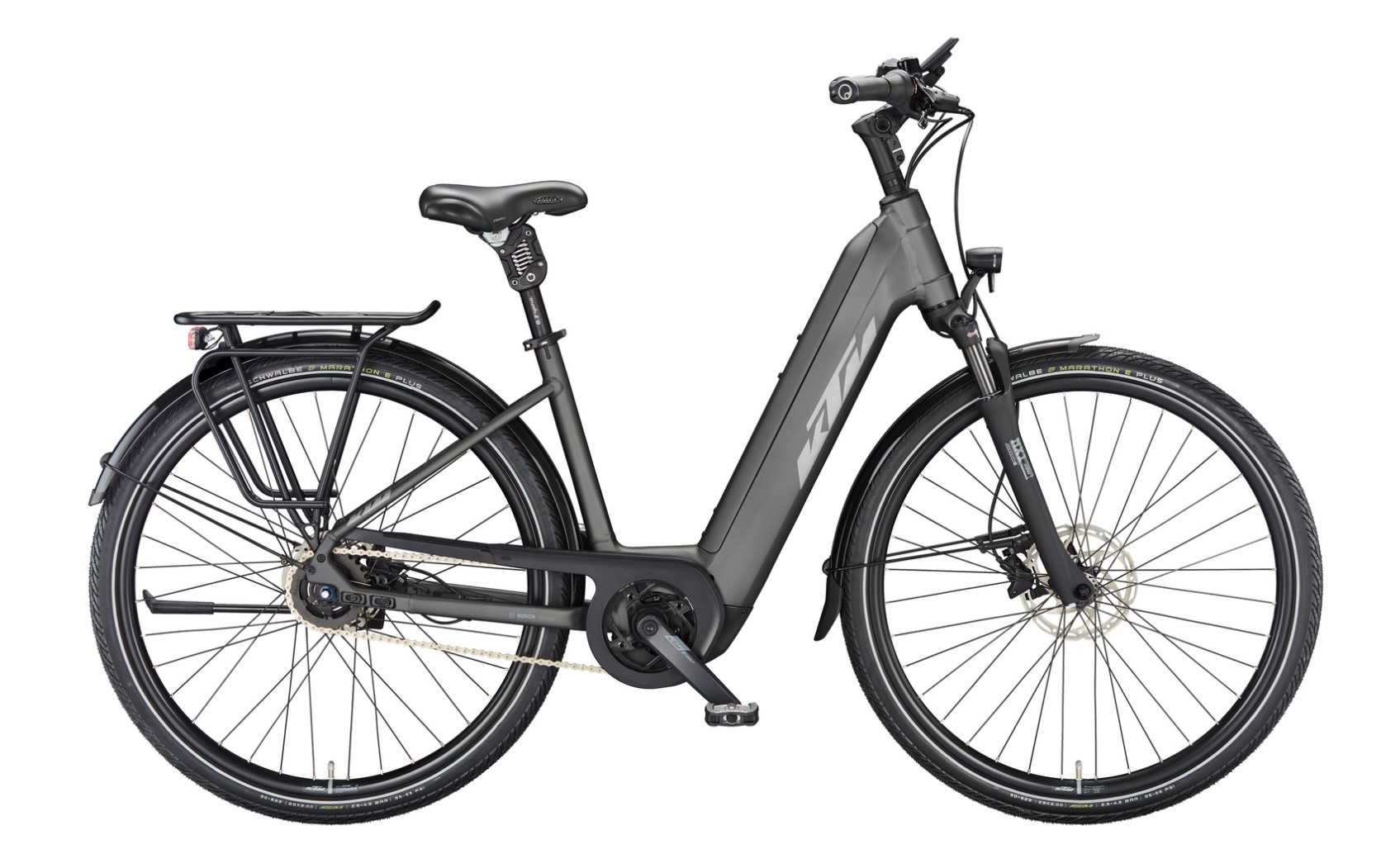 KTM MACINA CITY 610 XL grau | 625WH | E-Bike Damen Trekking | 2024 | Freilauf-Nabe