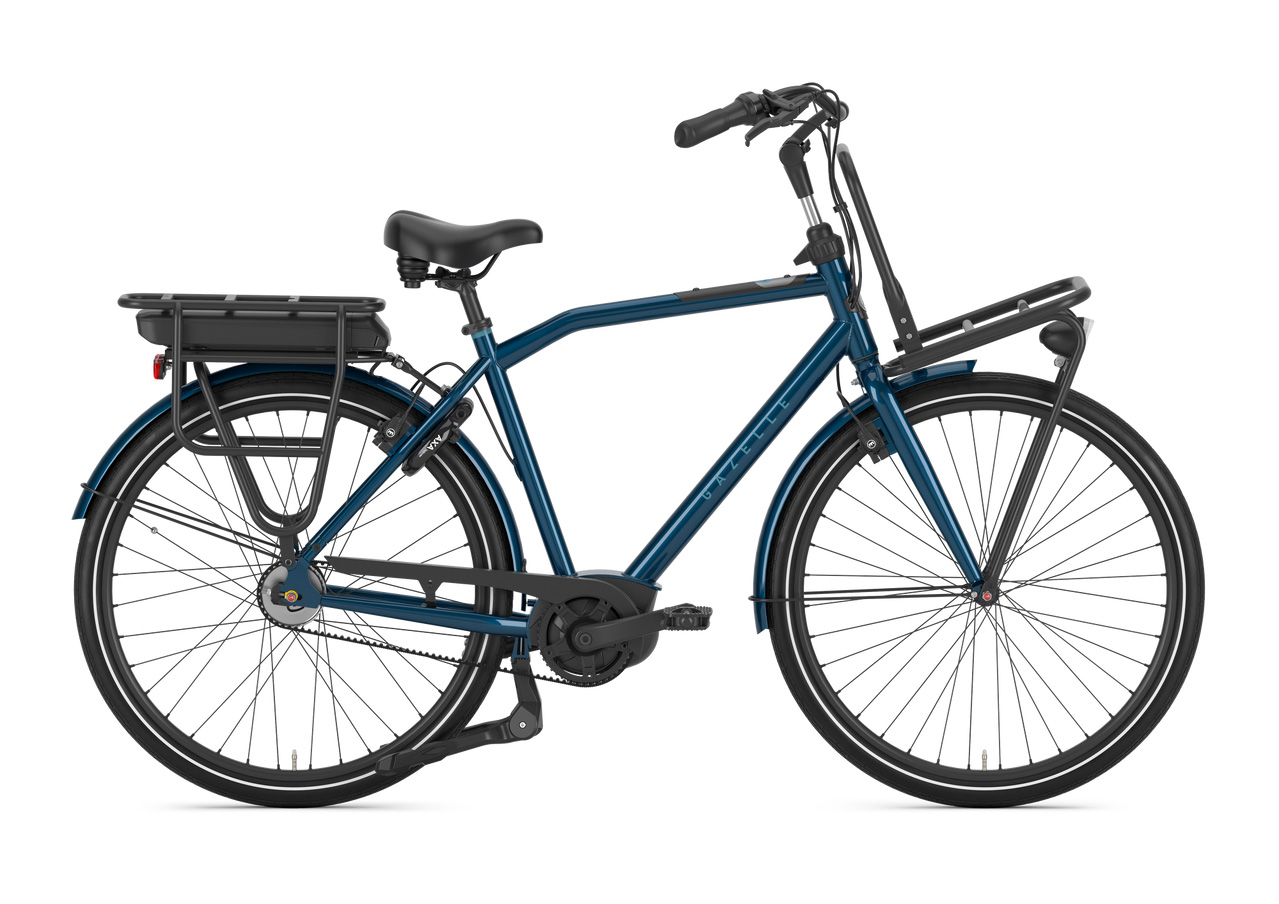 Gazelle HeavyDutyNL C5 HMB Smart blau | 500WH | E-Bike Herren City | 2025 | Freilauf-Nabe