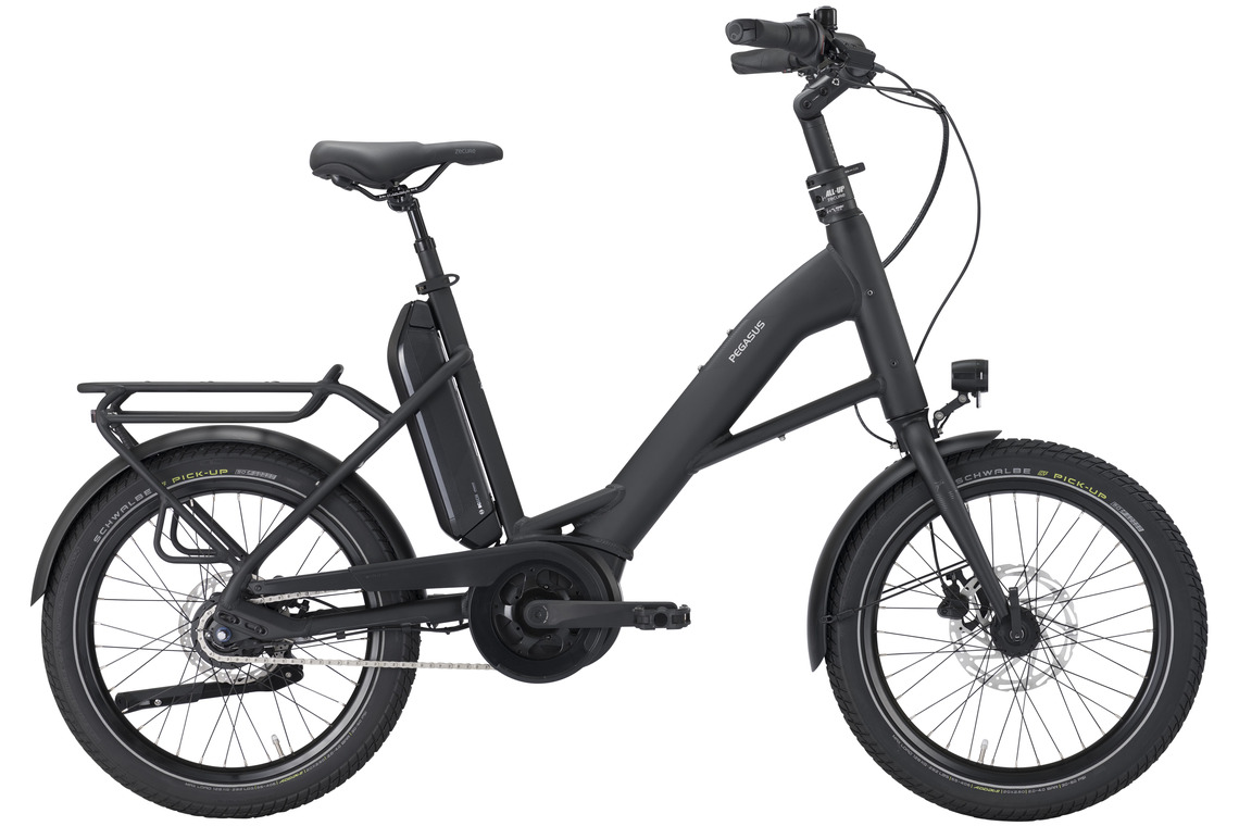 Pegasus SWING E8R schwarz | 545WH | E-Bike Kompakt | 2024 | Rücktritt-Nabe