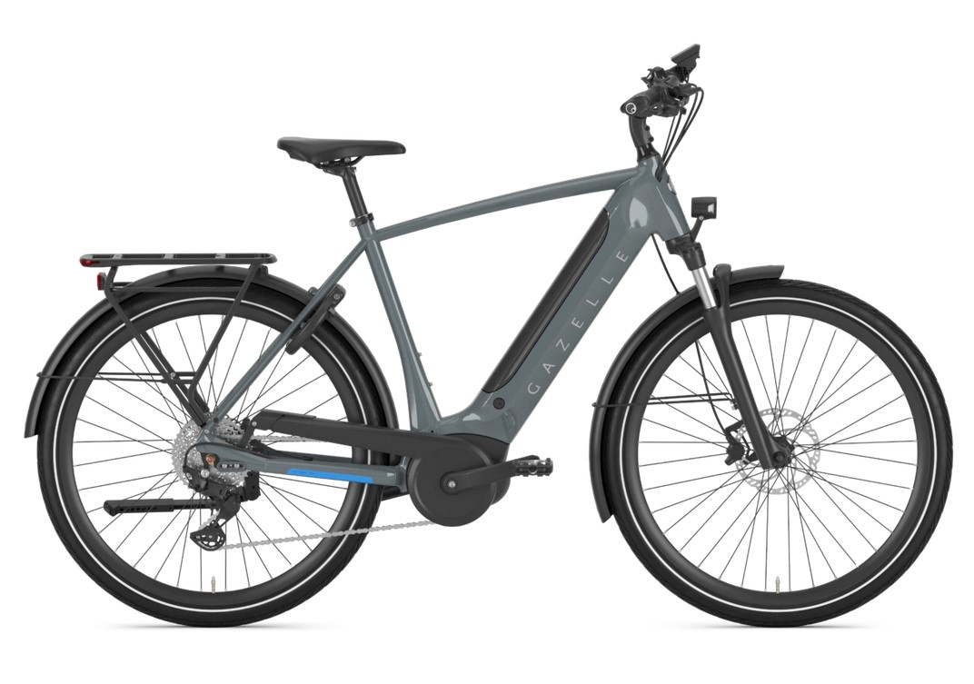 Gazelle Ultimate T10 HMB grau | 500WH | E-Bike Herren Trekking | 2024 | Kettenschaltung