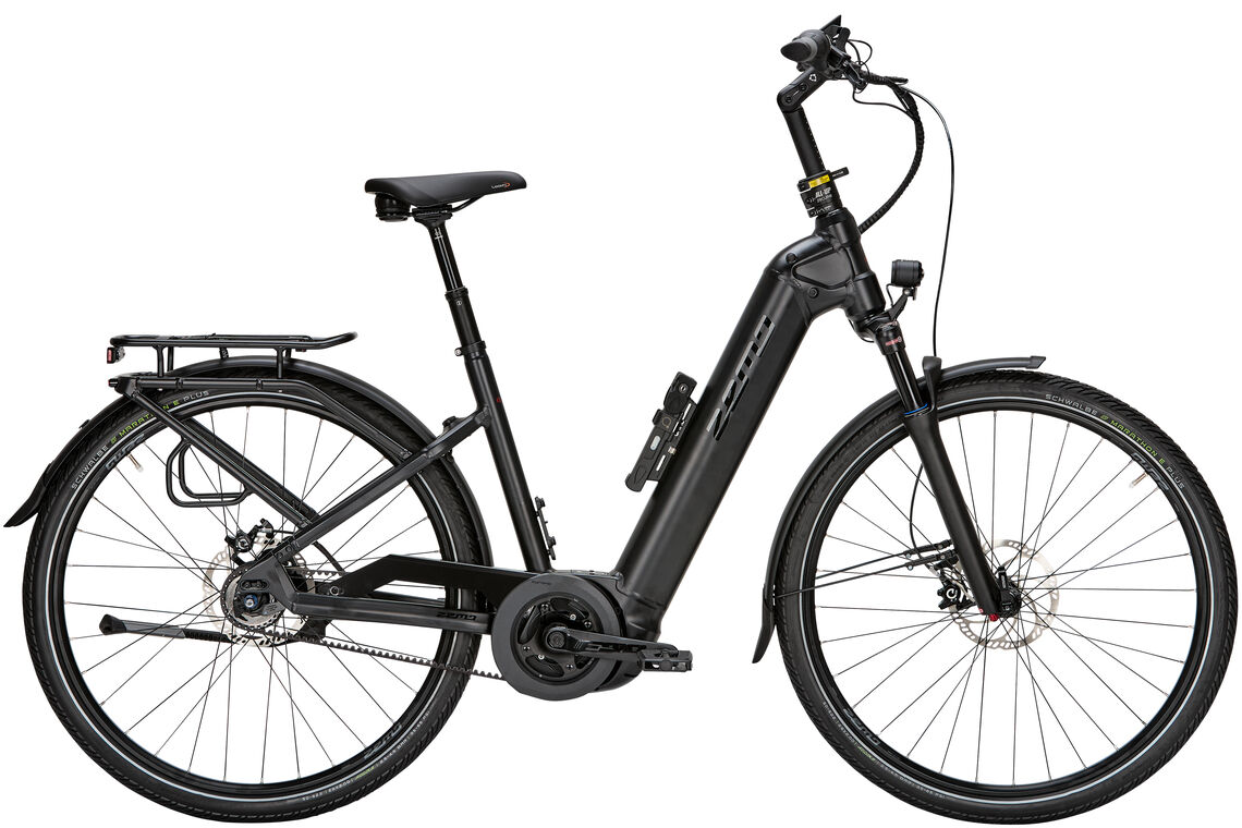 Zemo ZE 5 F+ schwarz | 625WH | E-Bike Damen Trekking | 2023 | Freilauf-Nabe