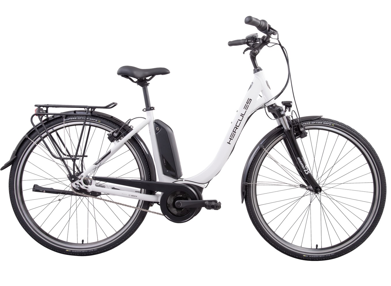 Hercules Lyon R7 weiß | 400WH | E-Bike Damen City | 2023 | Rücktritt-Nabe