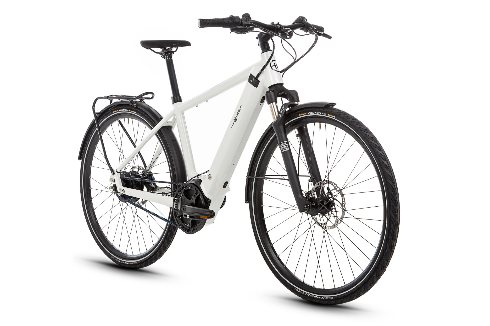 HNF Nicolai SD3 Urban weiß | 500WH | E-Bike Herren Trekking | 2023 | Enviolo