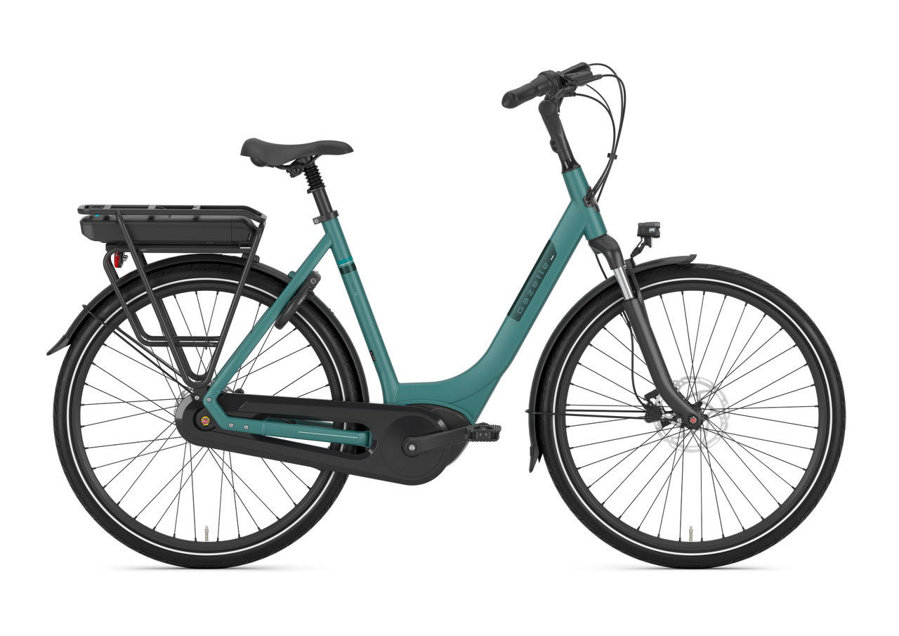 Gazelle Paris C8 HMB grün | 500WH | E-Bike Damen City | 2025 | Rücktritt-Nabe