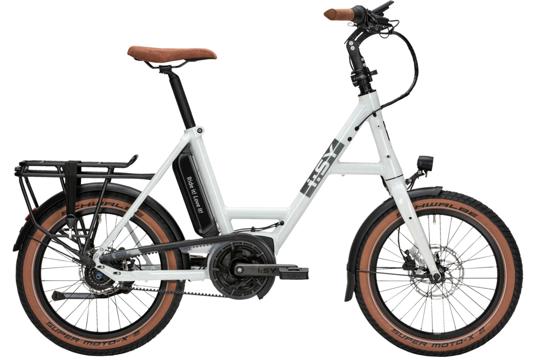 i:SY S8 ZR F B weiß | 545WH | E-Bike Kompakt | 2024 | Freilauf-Nabe