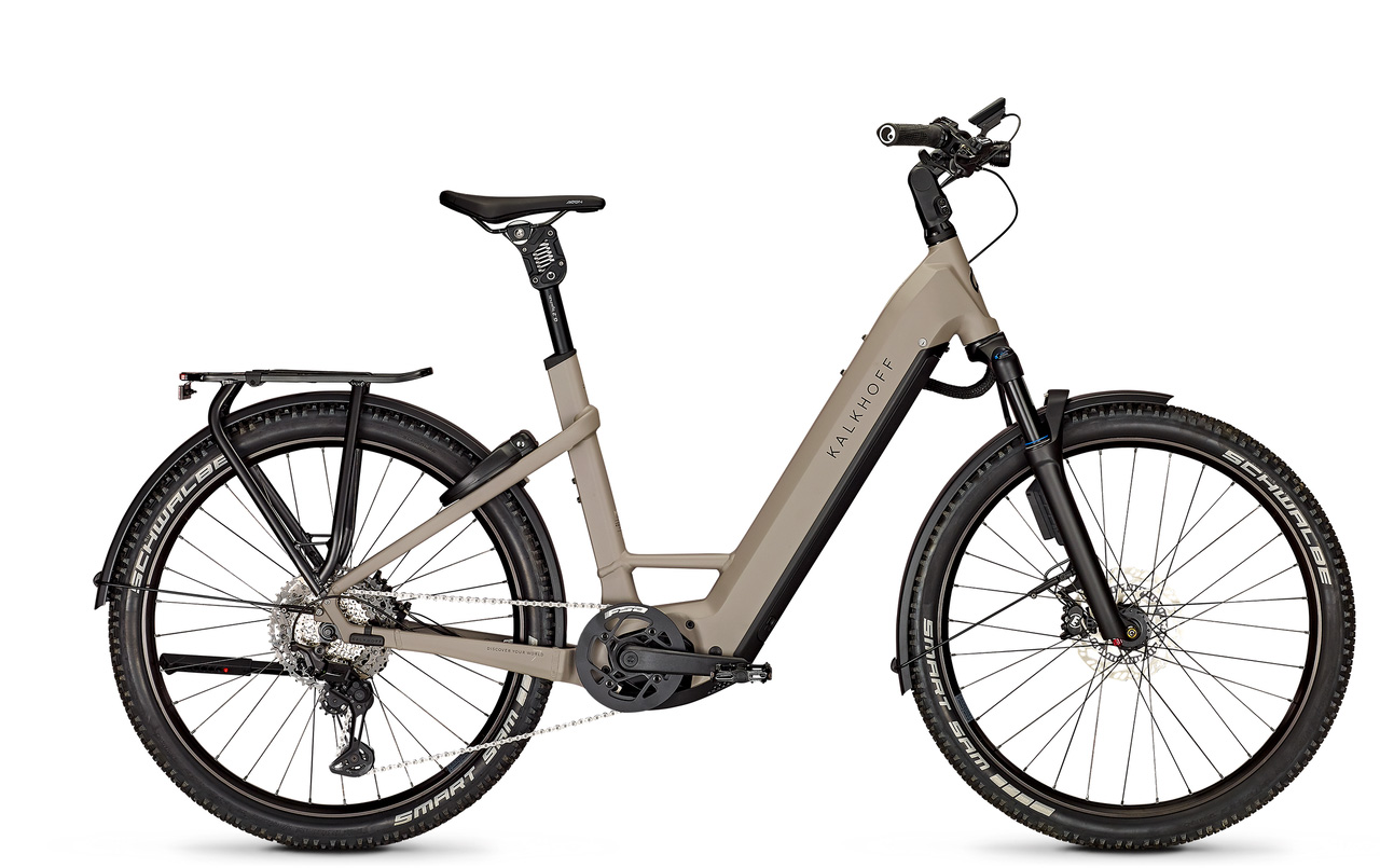 Kalkhoff ENTICE 7.B ADVANCE+ ABS grau | 750WH | E-Bike Damen Trekking | 2024 | Kettenschaltung