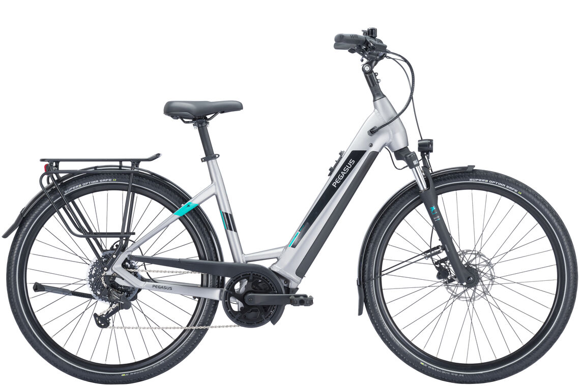 Pegasus Evo CX silber | 500WH | E-Bike Damen Trekking | 2024 | Kettenschaltung