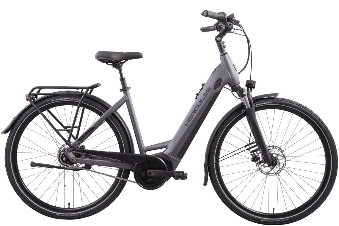 Hercules Roberta I-R8 grau | 500WH | E-Bike Damen City | 2023 | Rücktritt-Nabe