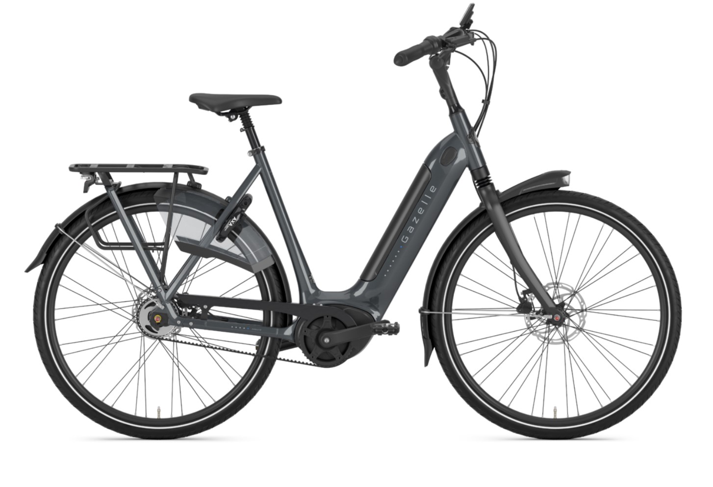 Gazelle Arroyo C5 HMB Elite anthrazit | 500WH | E-Bike Damen Trekking | 2024 | Rücktritt-Nabe