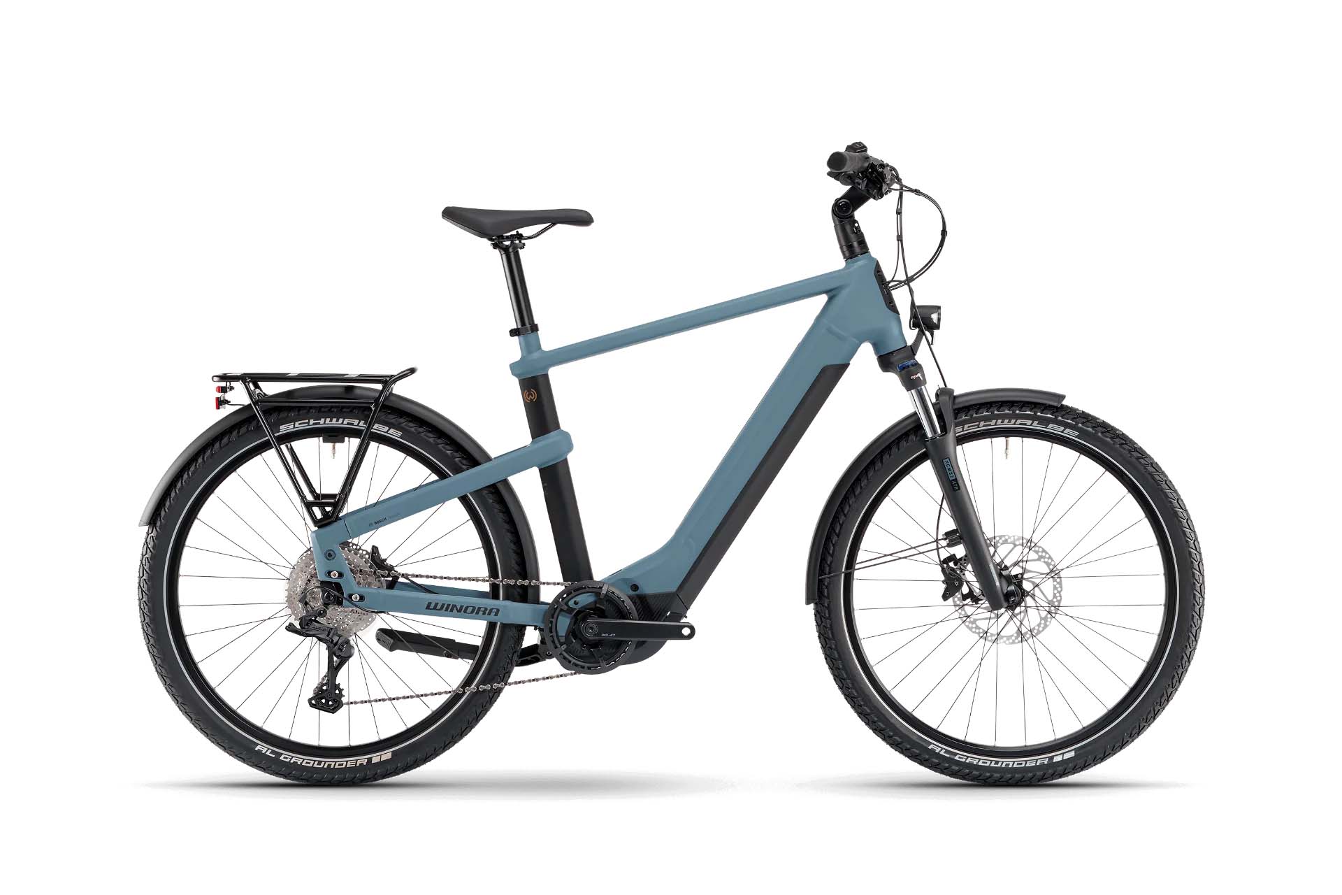 Winora Yakun X10 blau | 750WH | E-Bike Herren Trekking | 2024 | Kettenschaltung