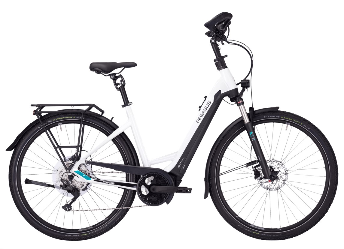 Pegasus Premio EVO 10 Lite COMFORT weiß | 625WH | E-Bike Damen Trekking | | Kettenschaltung