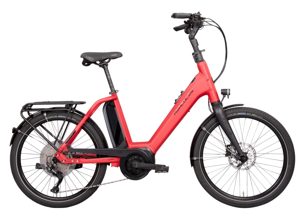 Hercules Futura Compact 10 rot | 500WH | E-Bike Kompakt | 2022 | Kettenschaltung