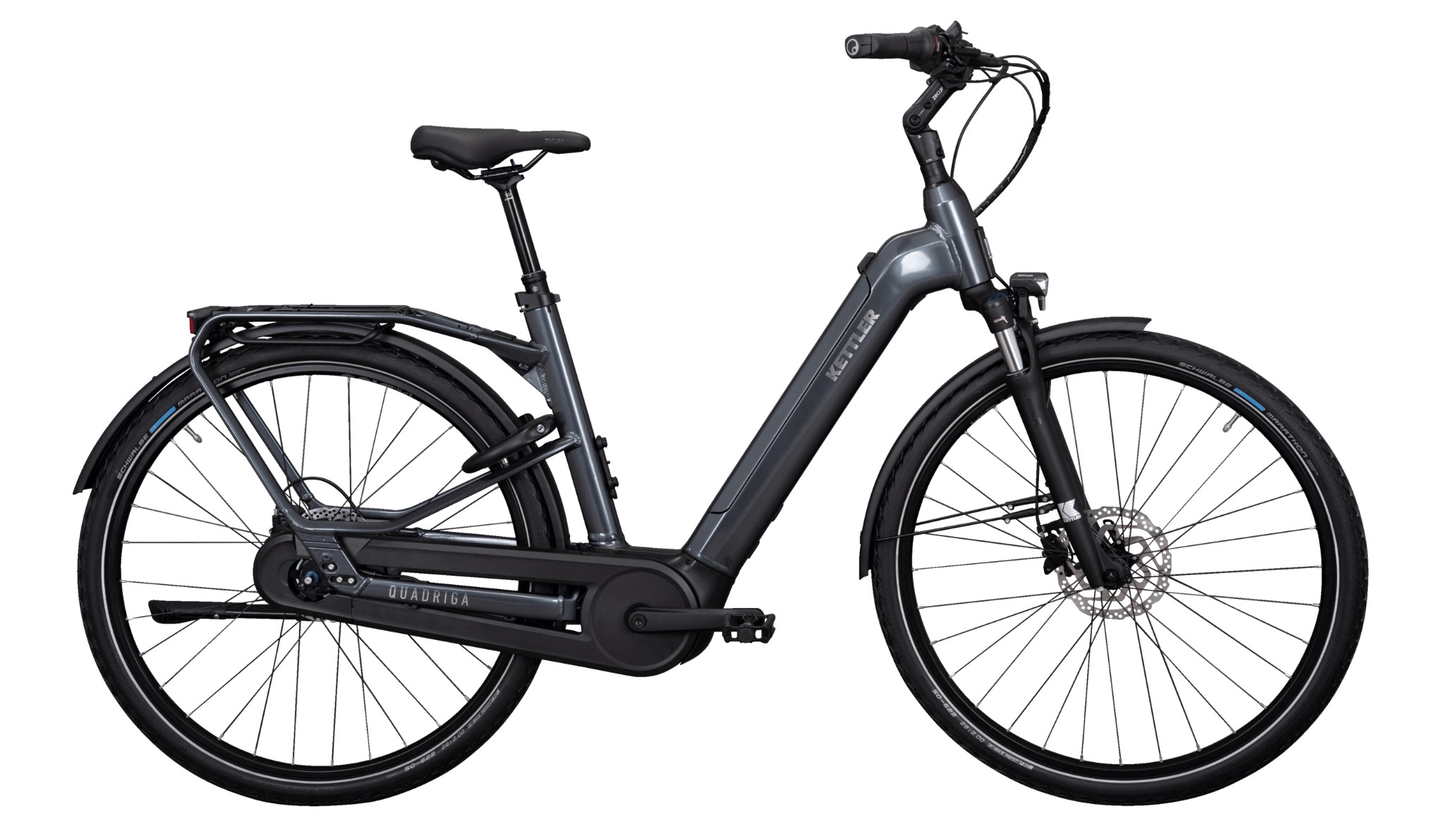 Kettler QUADRIGA P5 HD BENELUX BELT RT grau | 625WH | E-Bike Damen City | 2024 | Rücktritt-Nabe