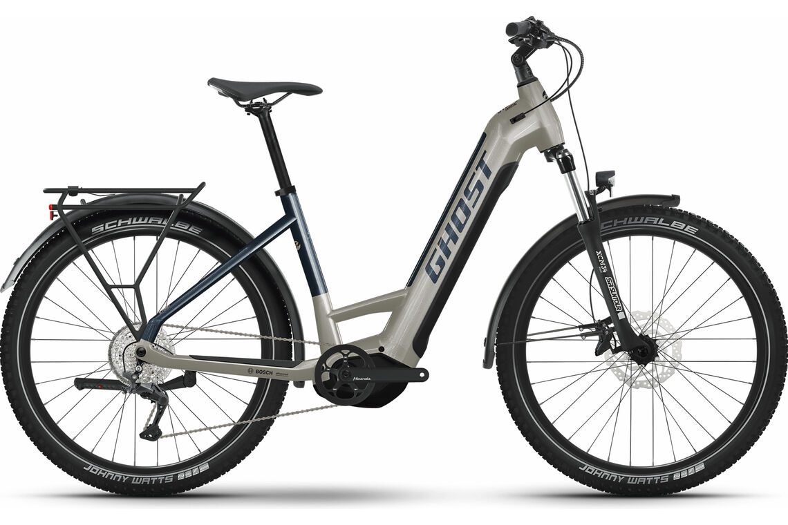 Ghost E-TERU B Universal EQ grau | 625WH | E-Bike Damen Trekking | 2024 | Kettenschaltung