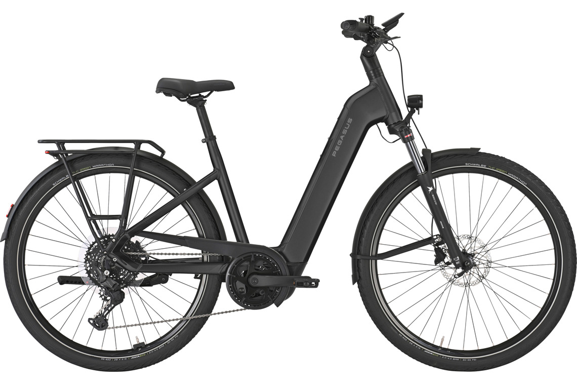 Pegasus PREMIO EVO 10 Lite schwarz | 800WH | E-Bike Damen Trekking | 2025 | Kettenschaltung