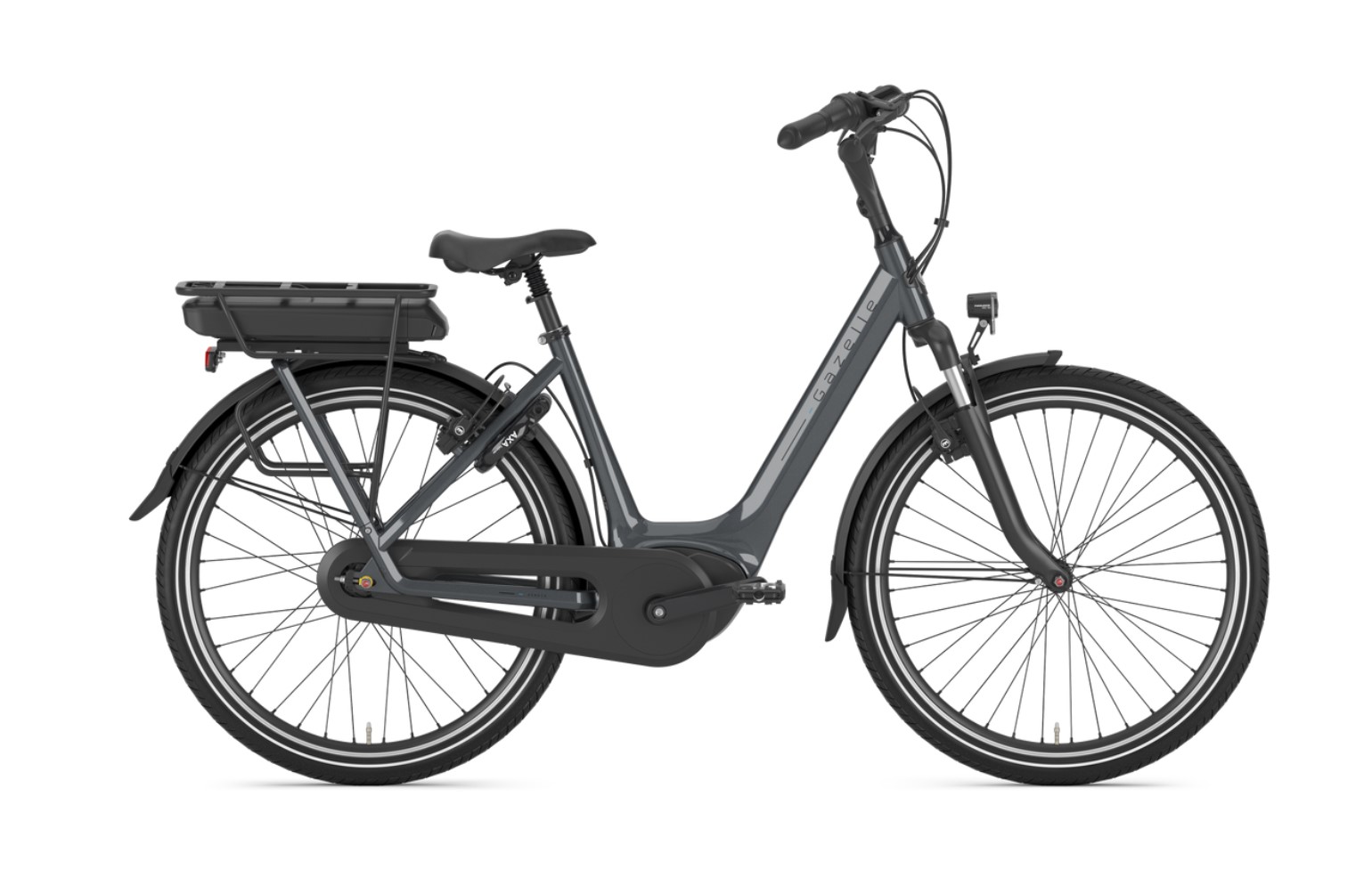 Gazelle Arroyo C7+ HMB 26 grau | 500WH | E-Bike Damen City | 2024 | Rücktritt-Nabe