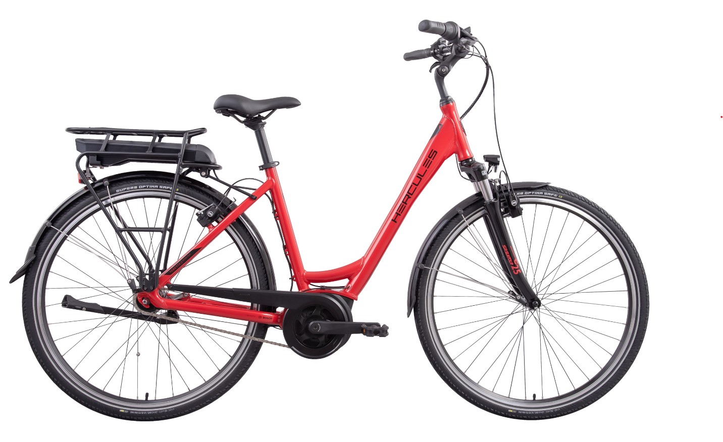 Hercules Roberta R7 Active Plus rot | 400WH | E-Bike Damen City | 2024 | Rücktritt-Nabe